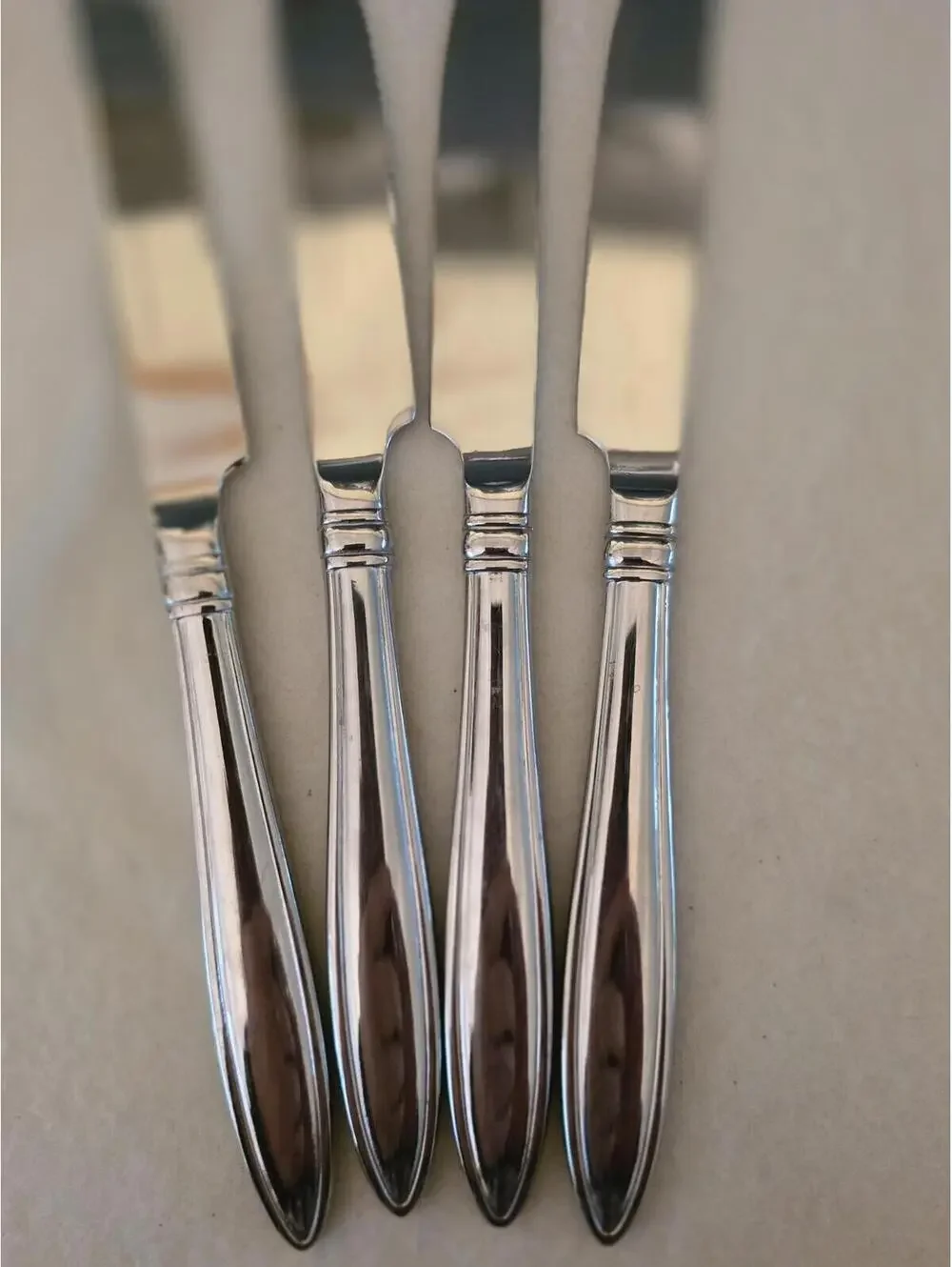 Reed & Barton Celebration Steak Knives Set of 3 Stainless Korea Flatware